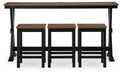 Wildenauer Counter Height Dining Table and 3 Barstools Set - Great Lake Furnishings  (MI)