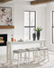 Robbinsdale Counter Height Dining Table and 3 Barstools Set - Great Lake Furnishings  (MI)