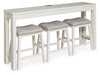 Robbinsdale Counter Height Dining Table and 3 Barstools Set - Great Lake Furnishings  (MI)