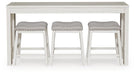 Robbinsdale Counter Height Dining Table and 3 Barstools Set - Great Lake Furnishings  (MI)