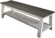 Stone Breakfast Bench in Two Tone image