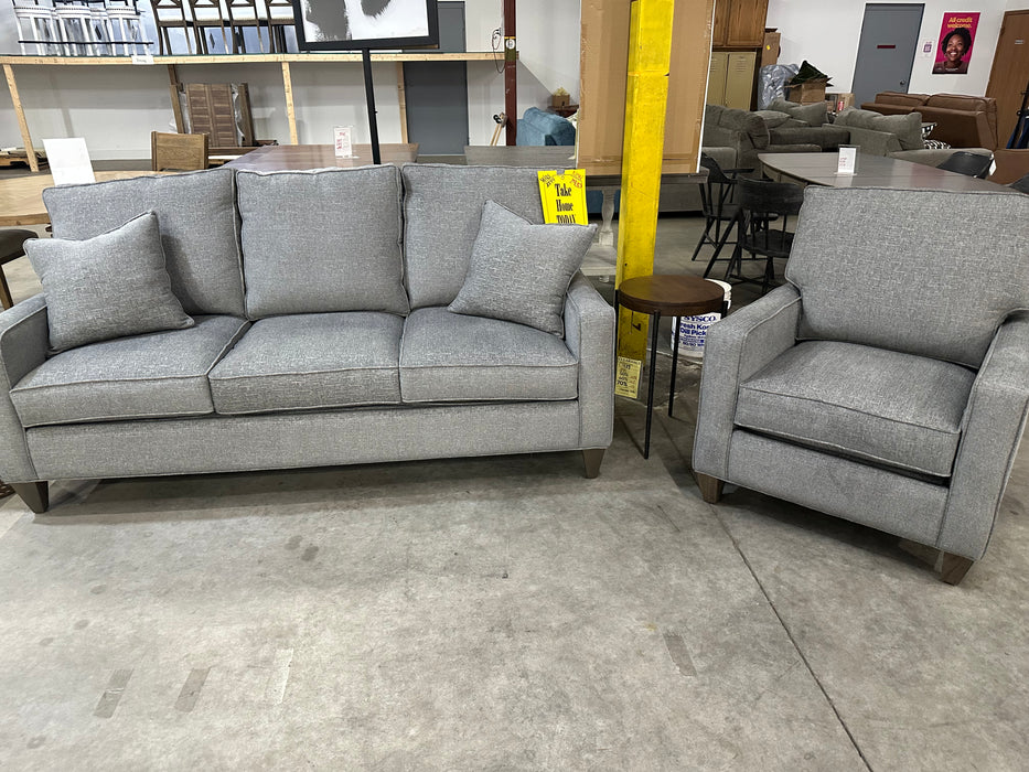 CLEARANCE SOFA WITH ACCENT CHAIR