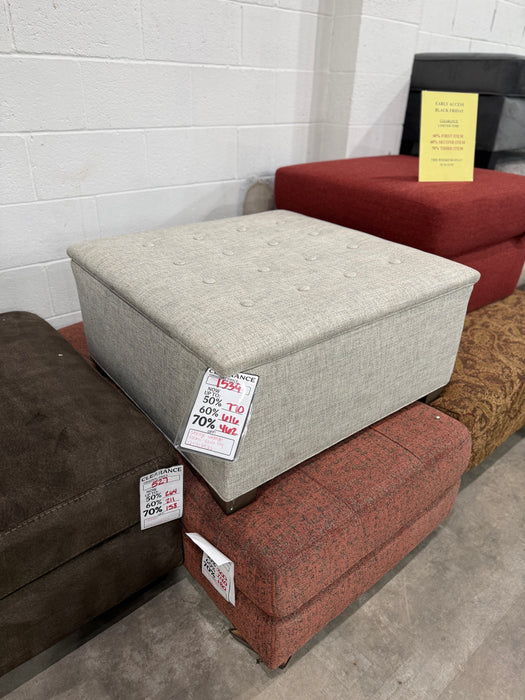 Clearance Storage Ottoman