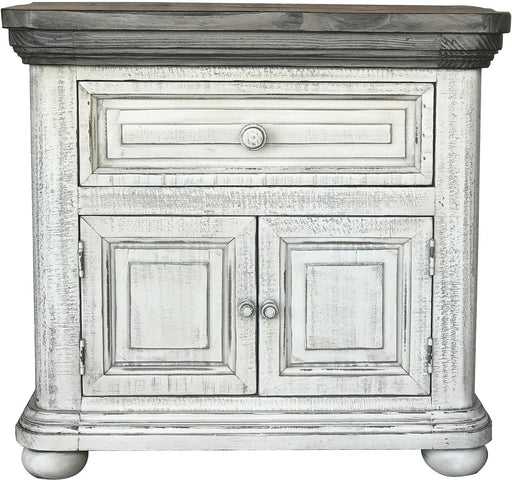 Luna 1 Drawer Nightstand in Off White image