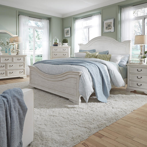 Bayside Queen Panel Bed, Dresser & Mirror, Night Stand image