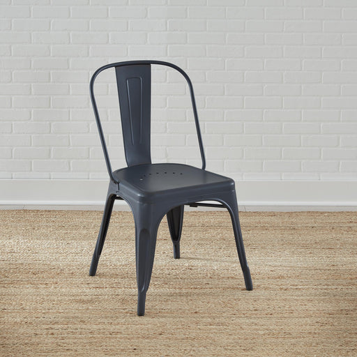 Vintage Series Bow Back Side Chair- Navy image