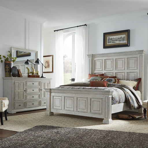 Big Valley Queen Panel Bed, Dresser & Mirror image