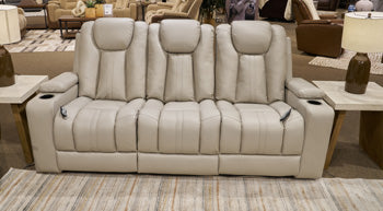 Elevate Edges Reclining Sofa with Drop Down Table - Great Lake Furnishings  (MI)