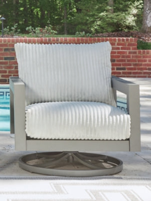 Hurley Park Outdoor Swivel Chair with Cushion - Great Lake Furnishings  (MI)