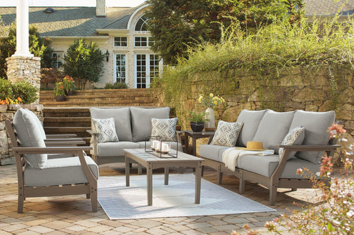 Visola Outdoor Sofa and Loveseat Set - Great Lake Furnishings  (MI)