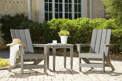 Visola Outdoor Adirondack Chair Set with End Table - Great Lake Furnishings  (MI)