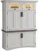 Parker House Americana Modern Workstation with LED Light in Cotton