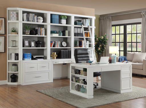 Parker House Catalina 11 Piece Library Wall Set in Cottage White