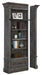 Parker House Gramercy Park Museum Bookcase in Vintage Burnished Smoke