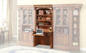 Parker House Huntington 2 Piece Library Desk in Antique Vintage Pecan