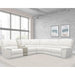 Parker House Scott Power Entertainment Console in Alabaster