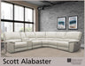Parker House Scott Power Left Arm Facing Recliner in Alabaster