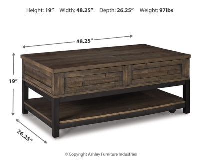 Johurst Coffee Table with Lift Top - Great Lake Furnishings  (MI)
