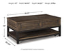 Johurst Coffee Table with Lift Top - Great Lake Furnishings  (MI)