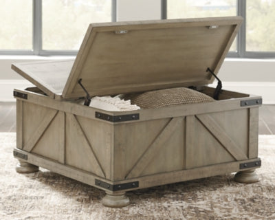 Aldwin Coffee Table With Storage - Great Lake Furnishings  (MI)
