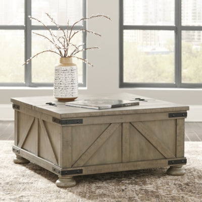 Aldwin Coffee Table With Storage - Great Lake Furnishings  (MI)
