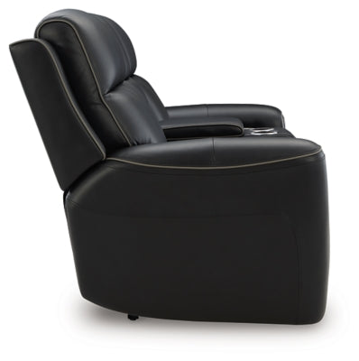 5Z-Relaxation Power Reclining Loveseat with Console - Great Lake Furnishings  (MI)