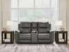 Bleckley Power Reclining Loveseat with Console - Great Lake Furnishings  (MI)