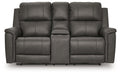 Bleckley Power Reclining Loveseat with Console - Great Lake Furnishings  (MI)