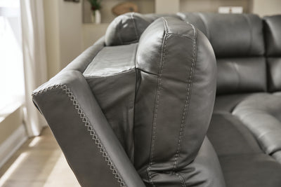 Bleckley Power Reclining Sectional - Great Lake Furnishings  (MI)