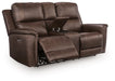 Bleckley Power Reclining Loveseat with Console - Great Lake Furnishings  (MI)