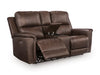 Bleckley Power Reclining Loveseat with Console - Great Lake Furnishings  (MI)