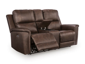 Bleckley Power Reclining Loveseat with Console - Great Lake Furnishings  (MI)
