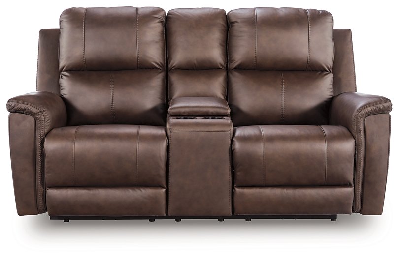 Bleckley Power Reclining Loveseat with Console - Great Lake Furnishings  (MI)
