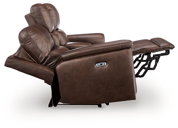 Bleckley Power Reclining Loveseat with Console - Great Lake Furnishings  (MI)