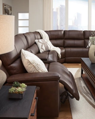 Bleckley Power Reclining Sectional - Great Lake Furnishings  (MI)