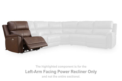 Bleckley Power Reclining Sectional - Great Lake Furnishings  (MI)