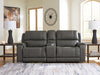 5Z - Pittson Power Reclining Sectional Loveseat with Console - Great Lake Furnishings  (MI)