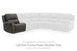 5Z - Pittson Power Reclining Sectional Loveseat with Console - Great Lake Furnishings  (MI)