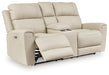 Dahlmoore Power Reclining Loveseat with Console - Great Lake Furnishings  (MI)