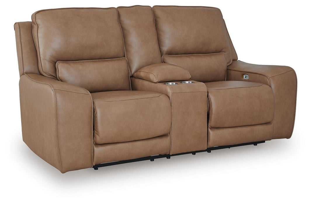 DeepWakes Power Reclining Loveseat with Console - Great Lake Furnishings  (MI)