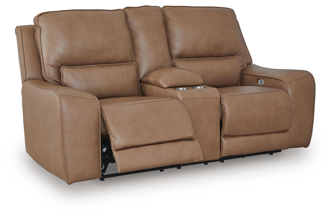 DeepWakes Power Reclining Loveseat with Console - Great Lake Furnishings  (MI)