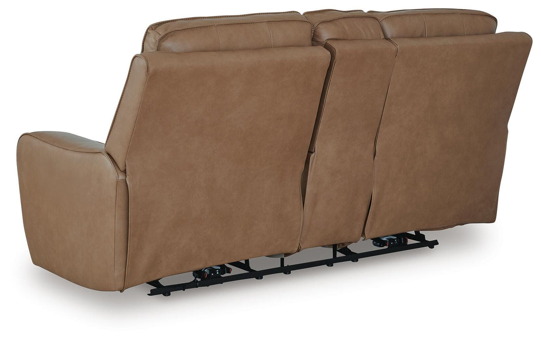 DeepWakes Power Reclining Loveseat with Console - Great Lake Furnishings  (MI)
