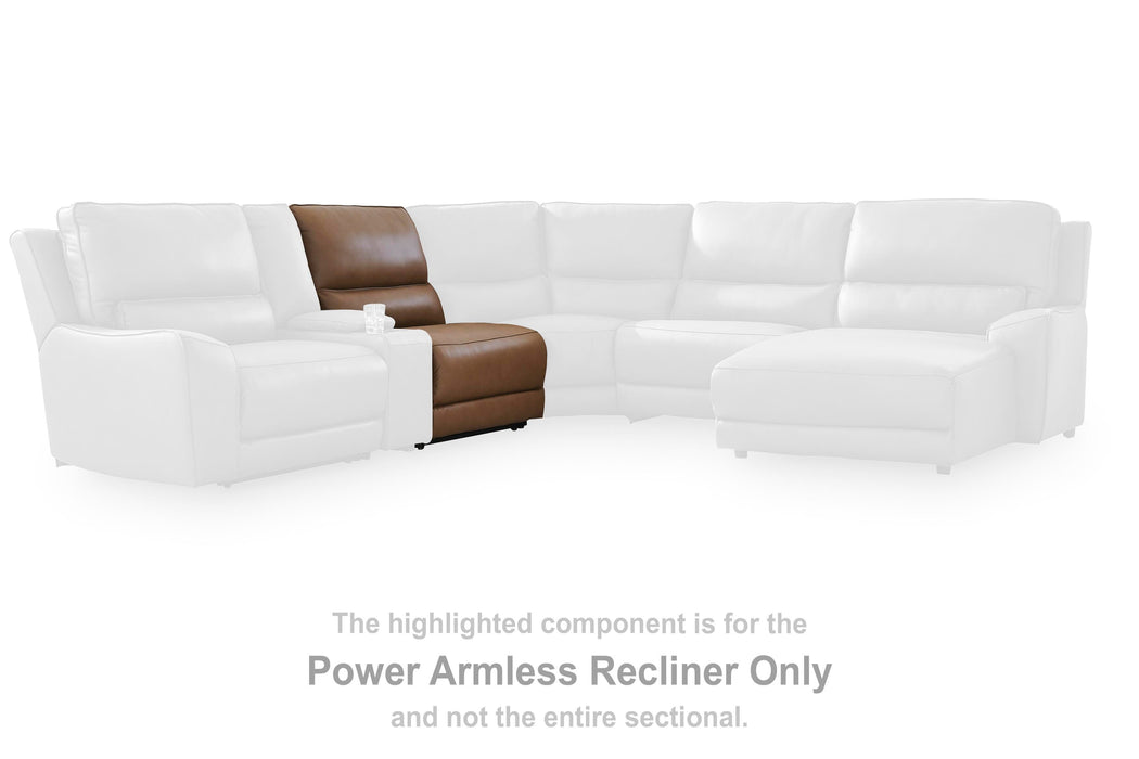 DeepWakes Reclining Sectional with Storage Console - Great Lake Furnishings  (MI)