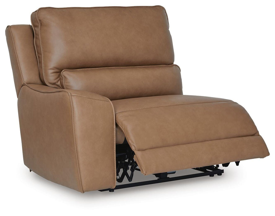 DeepWakes Reclining Sectional with Storage Console - Great Lake Furnishings  (MI)
