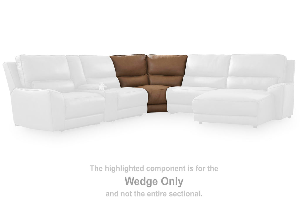 DeepWakes Reclining Sectional with Storage Console - Great Lake Furnishings  (MI)
