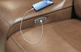 DeepWakes Power Reclining Loveseat with Console - Great Lake Furnishings  (MI)