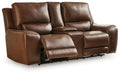 DeepWakes Power Reclining Loveseat with Console - Great Lake Furnishings  (MI)