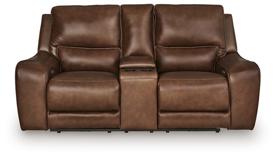 DeepWakes Power Reclining Loveseat with Console - Great Lake Furnishings  (MI)