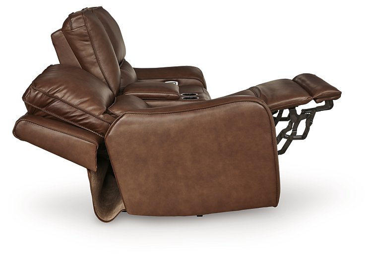 DeepWakes Power Reclining Loveseat with Console - Great Lake Furnishings  (MI)