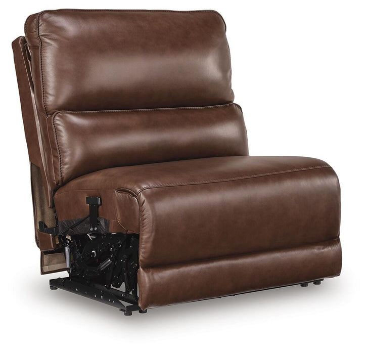 DeepWakes Reclining Sectional with Storage Console - Great Lake Furnishings  (MI)